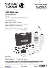 Matco Tools MVP6000 User Manual