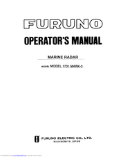 FURUNO 1731 Mark-3 Operator's Manual