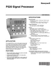 Honeywell P520 User Manual