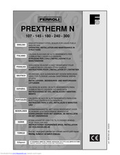 Ferroli PREXTHERM N 107 Operating & Installation Manual