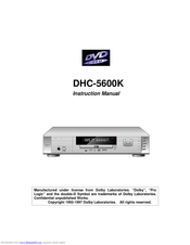 Dolby Laboratories DHC-5600K Instruction Manual