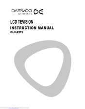 DAEWOO DLV-26T1HS Instruction Manual