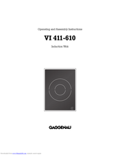 Gaggenau VI 411-610 Operating And Assembly Instructions Manual