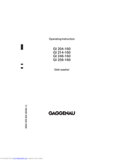 GAGGENAU GI 246-160 Operating Instructions Manual