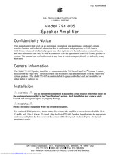 Gai-Tronics 751-005 Quick Manual