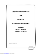 Indesit WDG1195WG User Instruction Book