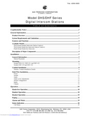 GAI-TRONICS DHF 102 Manual
