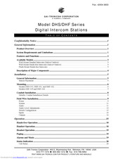 GAI-TRONICS DHF Series Manual