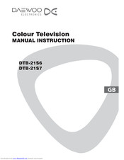 Daewoo DTB-21S6 Manual Instruction