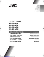 JVC InteriArt T-V LINK AV-28H4SU Instructions Manual