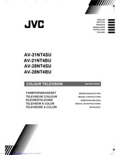 JVC AV-21NT4SU Instructions Manual