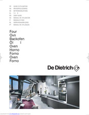 Dedietrich Oven User Manual