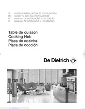 Dedietrich Cooking Hob Manual To Installation And Use