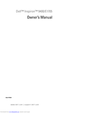 DELL E1705 - Inspiron Laptop Owner's Manual