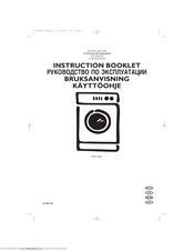 Electrolux EWS 900S Instruction Booklet