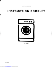Electrolux EW 1050 F Instruction Booklet
