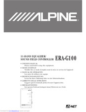 Alpine ERA-G100 Owner's Manual