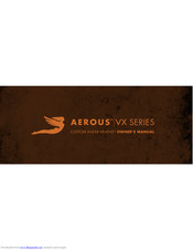 JH Audio Aerous VX Series Owner's Manual