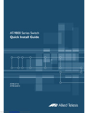 Allied Telesis AT-9812T V2 Quick Install Manual