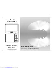 Axxion ADVP-210 User Manual