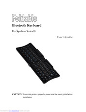 Nokia Foldable Bluetooth Keyboard User Manual