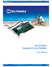 Teltonika ModemPCI G10 User Manual