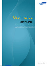 Samsung S27C390H User Manual