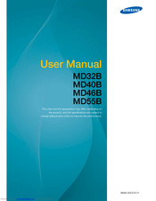 Samsung MD55B User Manual