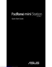 ASUS PadFone mini 4.3 Quick Start Manual