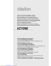 Clarion VZ709E Owner's Manual & Installation Manual