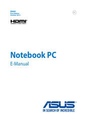 ASUS E301LA E-Manual