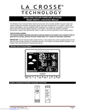 La Crosse Technology K84315 Instruction Manual