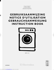 Electrolux EWF 1215 Instruction Book