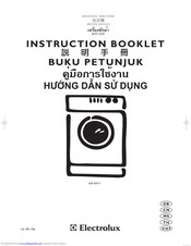 Electrolux EW 859 F Instruction Book