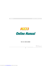 AOPEN MX33 Manual
