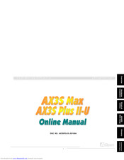 AOPEN AX3S Plus II--U Manual