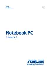 ASUS R203CA E-Manual