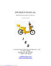 IES IES Quicksilver Owner's Manual