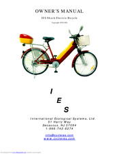 IES Shark Owner's Manual