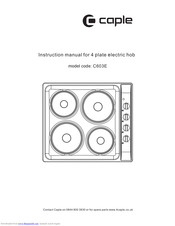 Caple C603E Instruction Manual