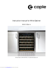Caple Wi6112 Instruction Manual