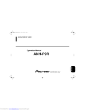 PIONEER ANH-P9R Operation Manual