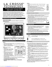 La Crosse Technology K84315 Quick Start Manual