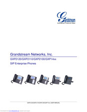 Grandstream Networks GXP14XX User Manual                                              User Manual