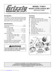 Grizzly T10811 Instructions Manual