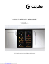 Caple Wi6223 Instruction Manual