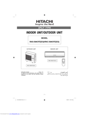 Hitachi RAC-S30CPZ(EG) Instruction Manual