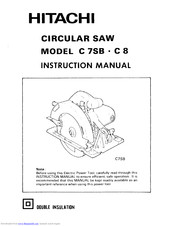 Hitachi C 7SB Instruction Manual