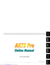 Aopen AK75 PRO Manual