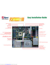 AOPEN Fortress 1100 Easy Installation Manual